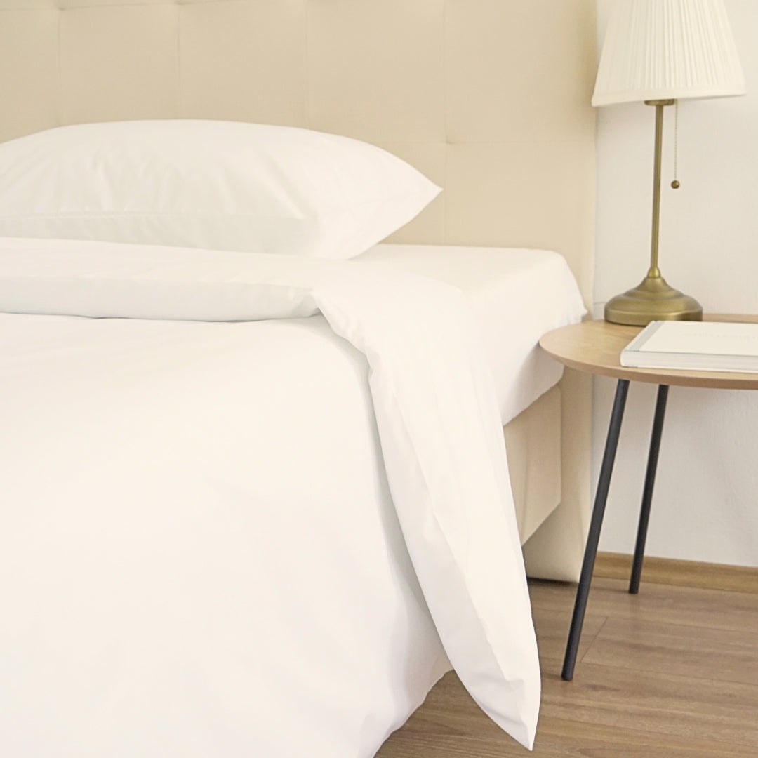 Hotel pamutvászon ágyneműhuzat - 50% Pamut - 50% PE - áthajtós -  2 db-os szett - 142 gr/m2 - csomagos