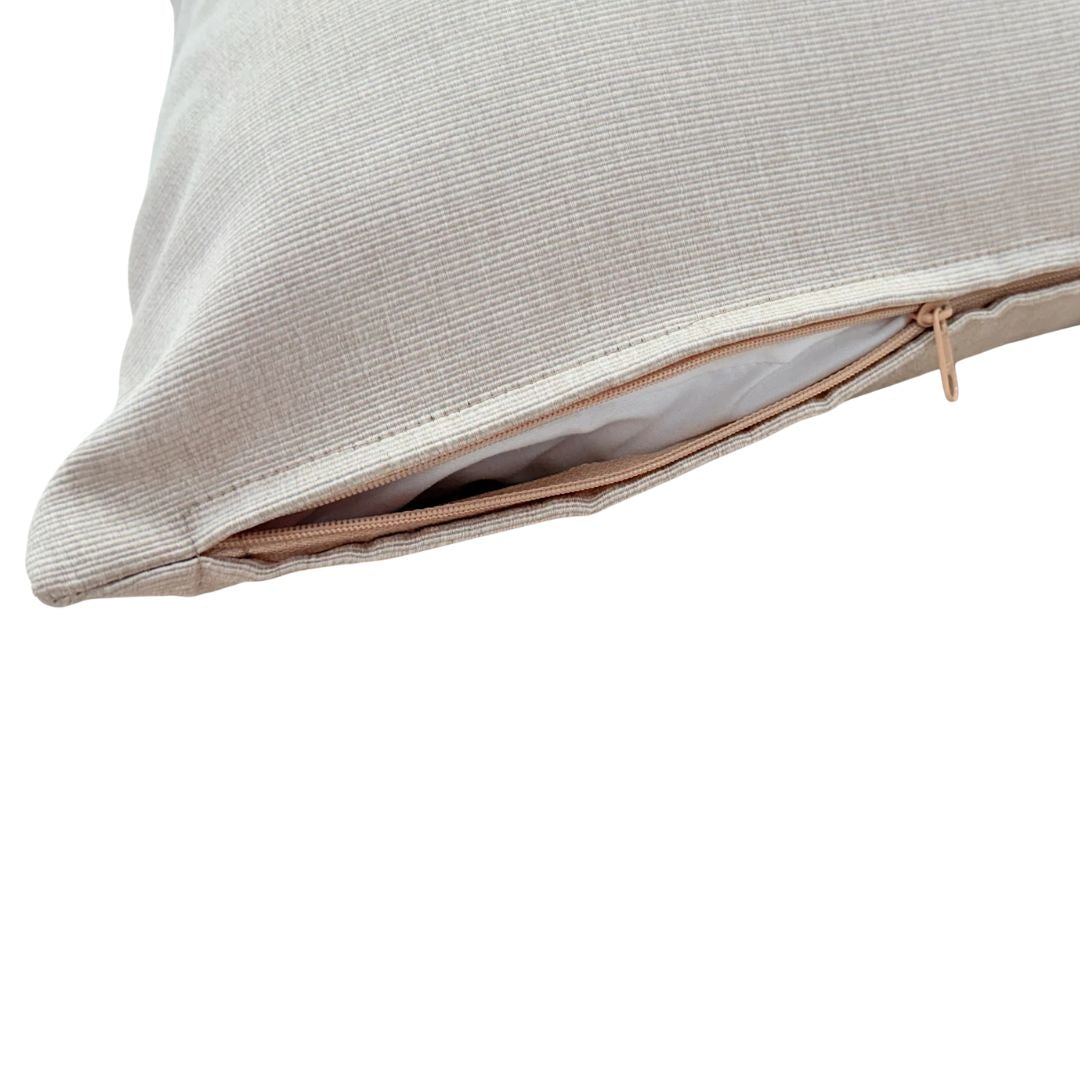 Decorative cushion (with insert) 45x45 cm (cream)