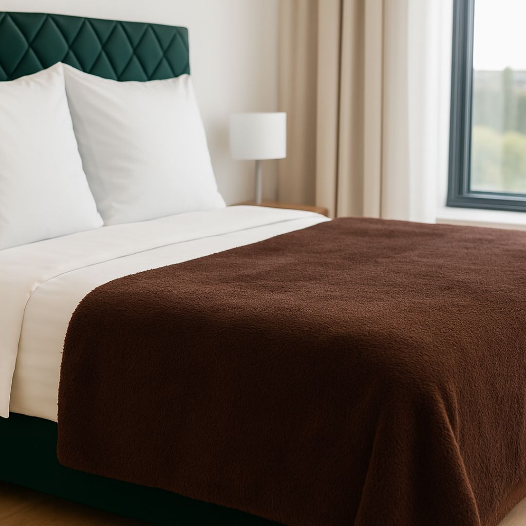 Csokoládé puha pléd