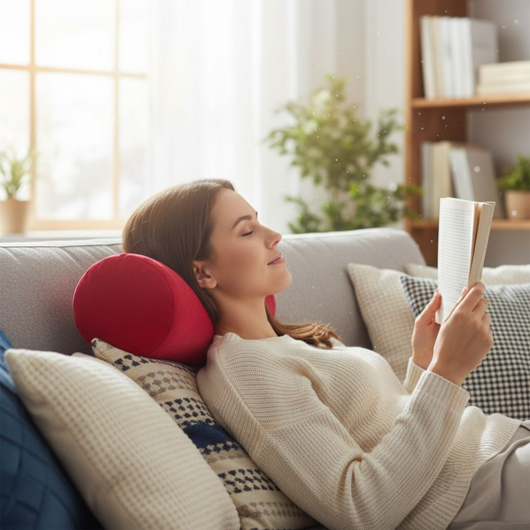 Lux roller pillow - neck pillow set (travel set)