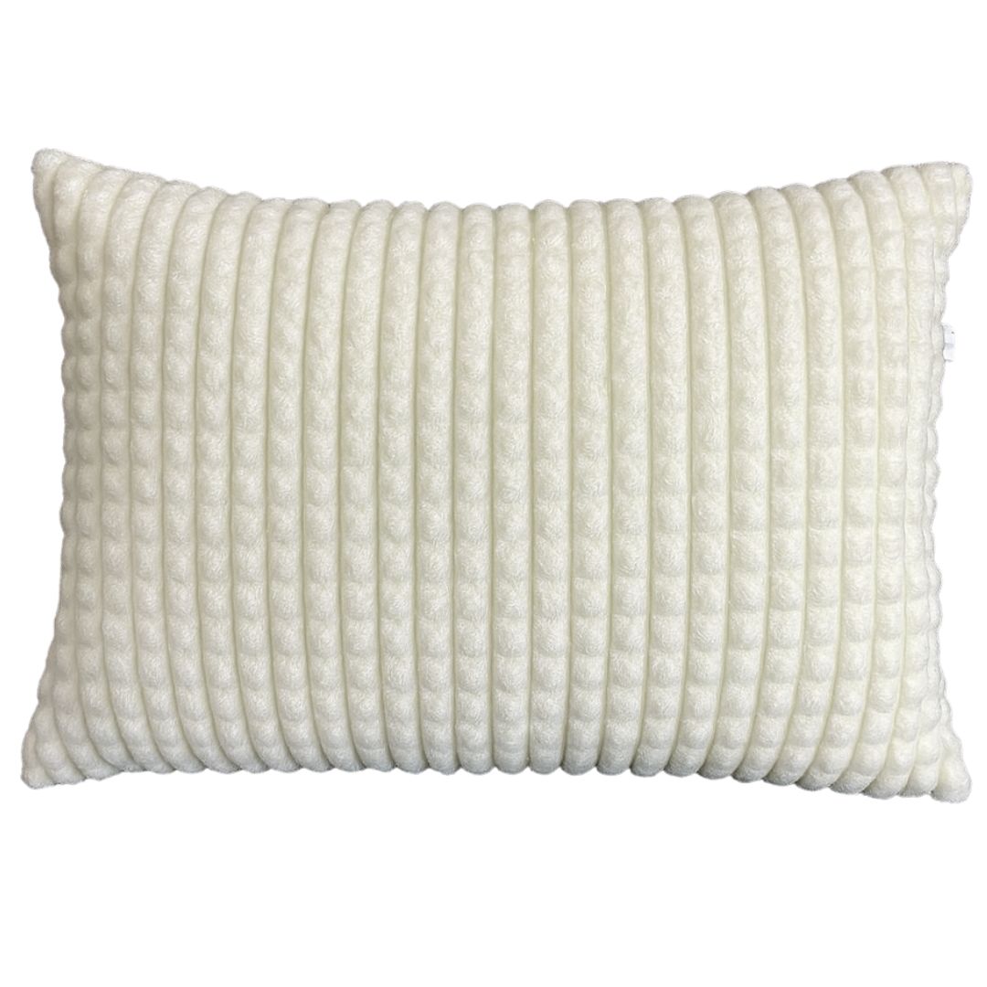 Cream decorative pillow - 35x55 cm