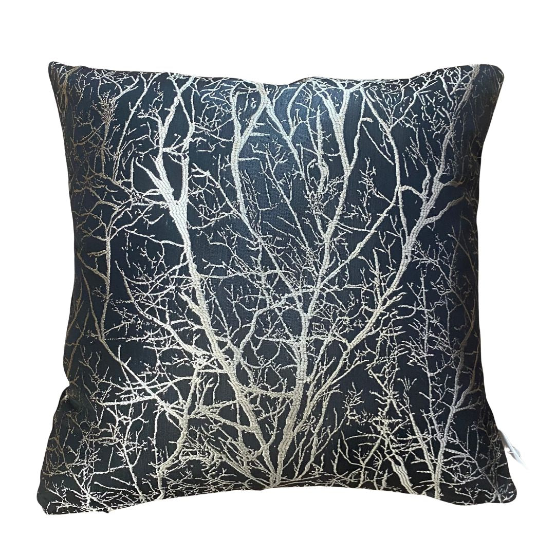 Branch velvet decorative pillow - 45x45 cm