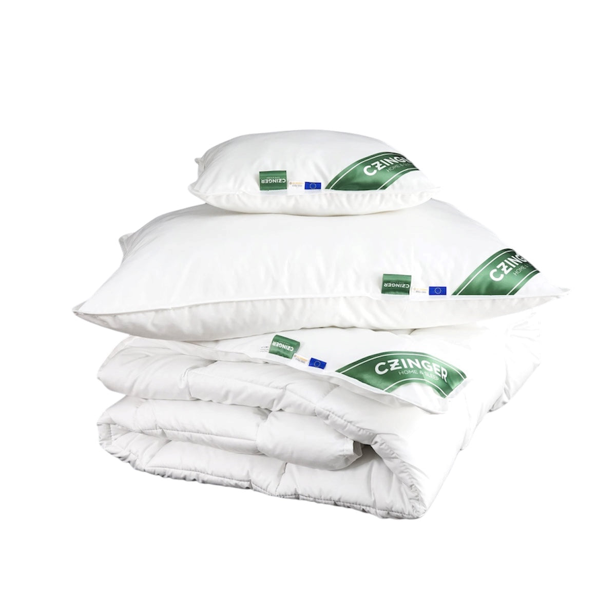 Allergie "STOP" Antiallergische Bettwäsche 3er Set mit Einfassband - 4 Jahreszeiten - verpackt