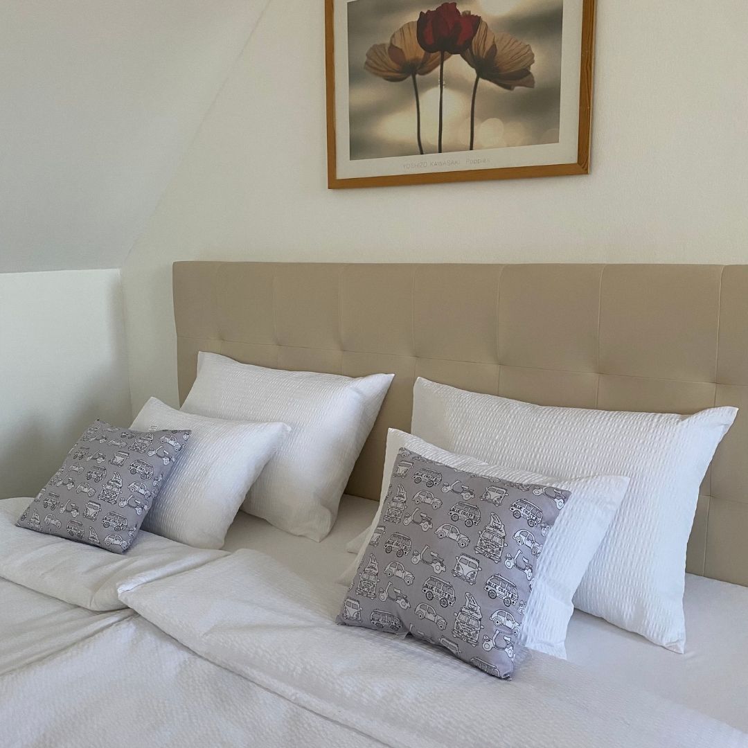 Graues Autokissen - 40x40 cm