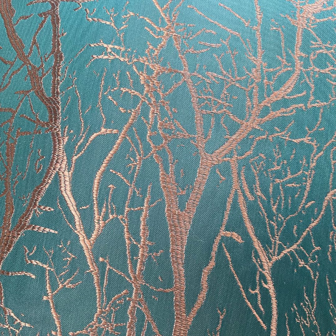 Branch velvet decorative pillow - 45x45 cm