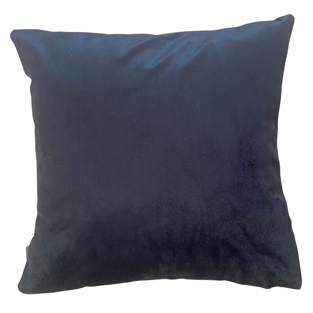 Branch velvet decorative pillow - 45x45 cm