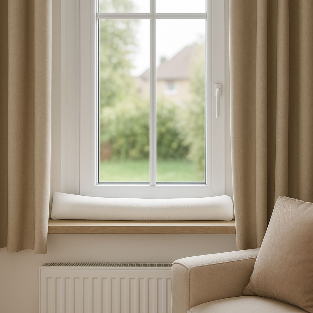 Decor grey draft stopper