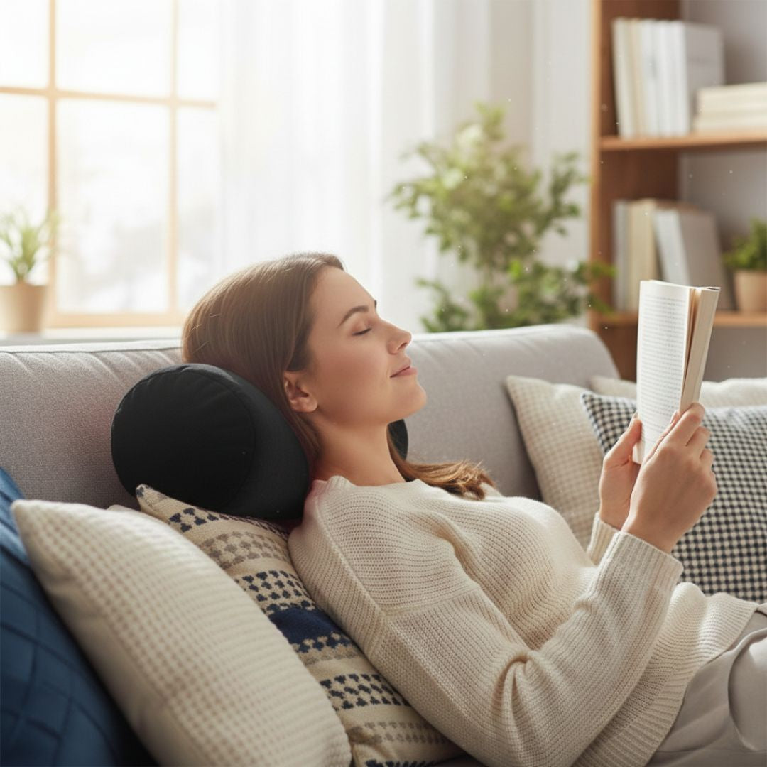 Lux roller pillow - neck pillow set (travel set)