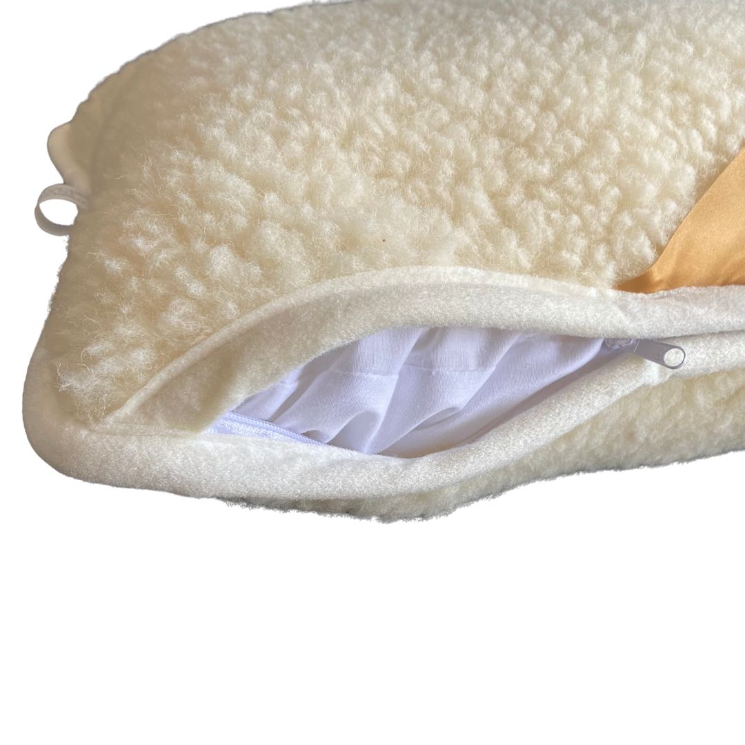 Gyapjú Euro párna kétoldalas 600 gr/m2 - 40x80 cm