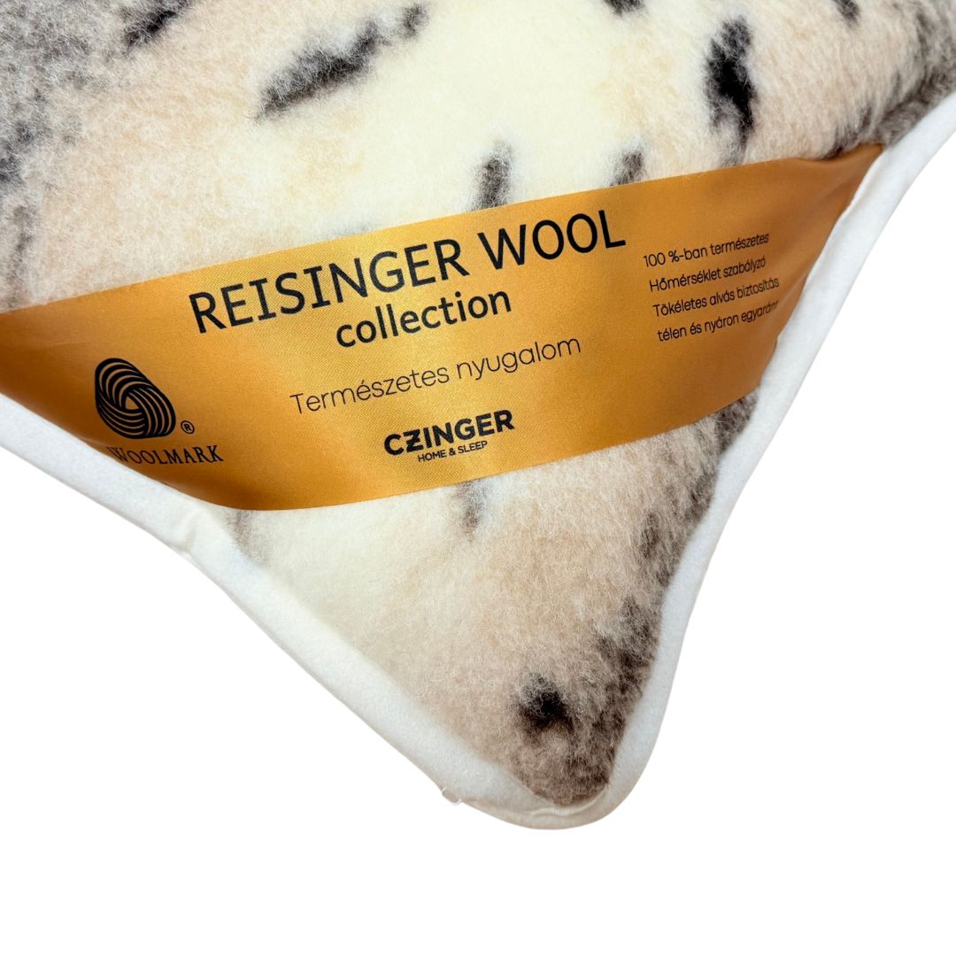 Woll-Eurokissen - Luchsmuster doppelseitig - 550 gr/m2 - 40x80 cm