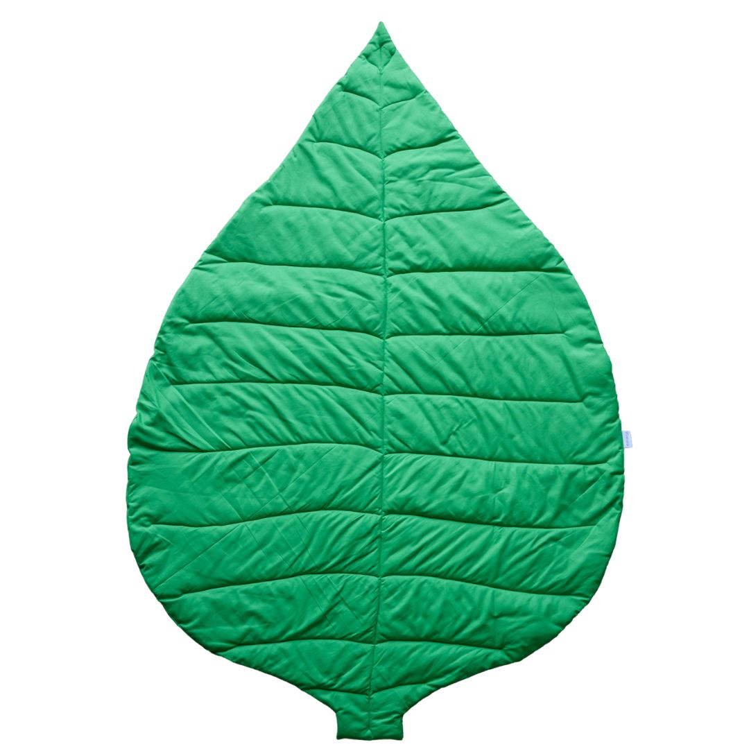 Wallflower children's play mat and blanket - dark green