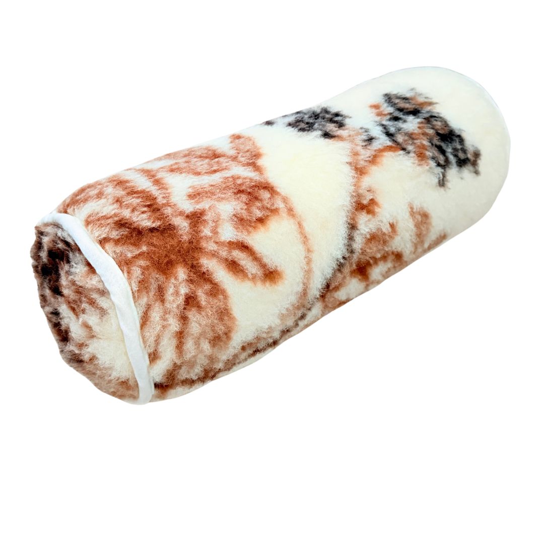 Wool roller cushion - patterned 520 gr/m2 