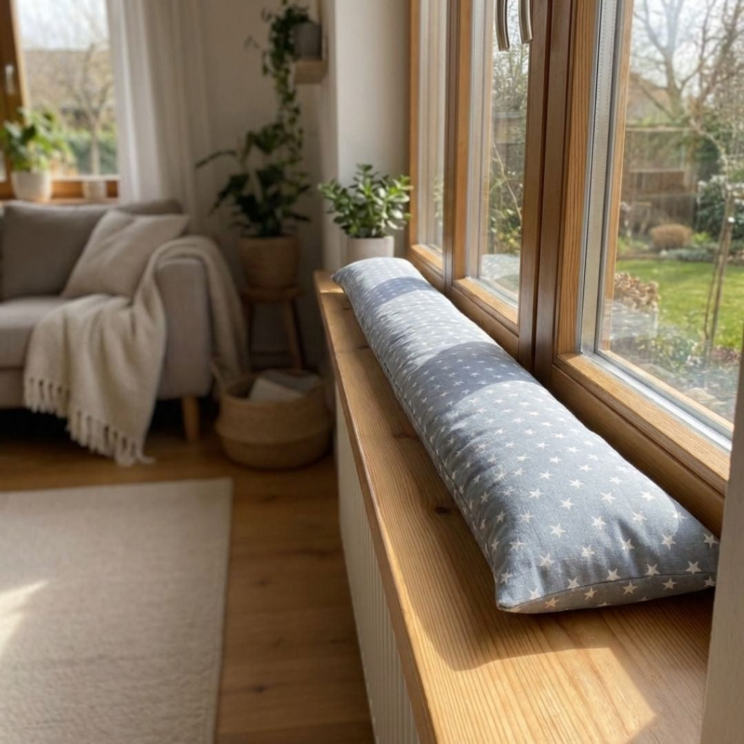 Huzatfogó - szürke alapon fehér csillag mintával