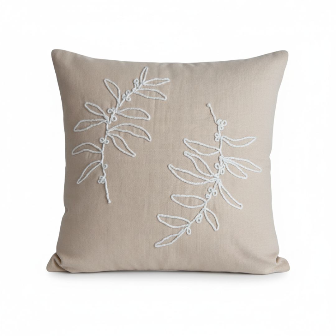 Dark blue decorative pillow - with insert - 45x45 cm