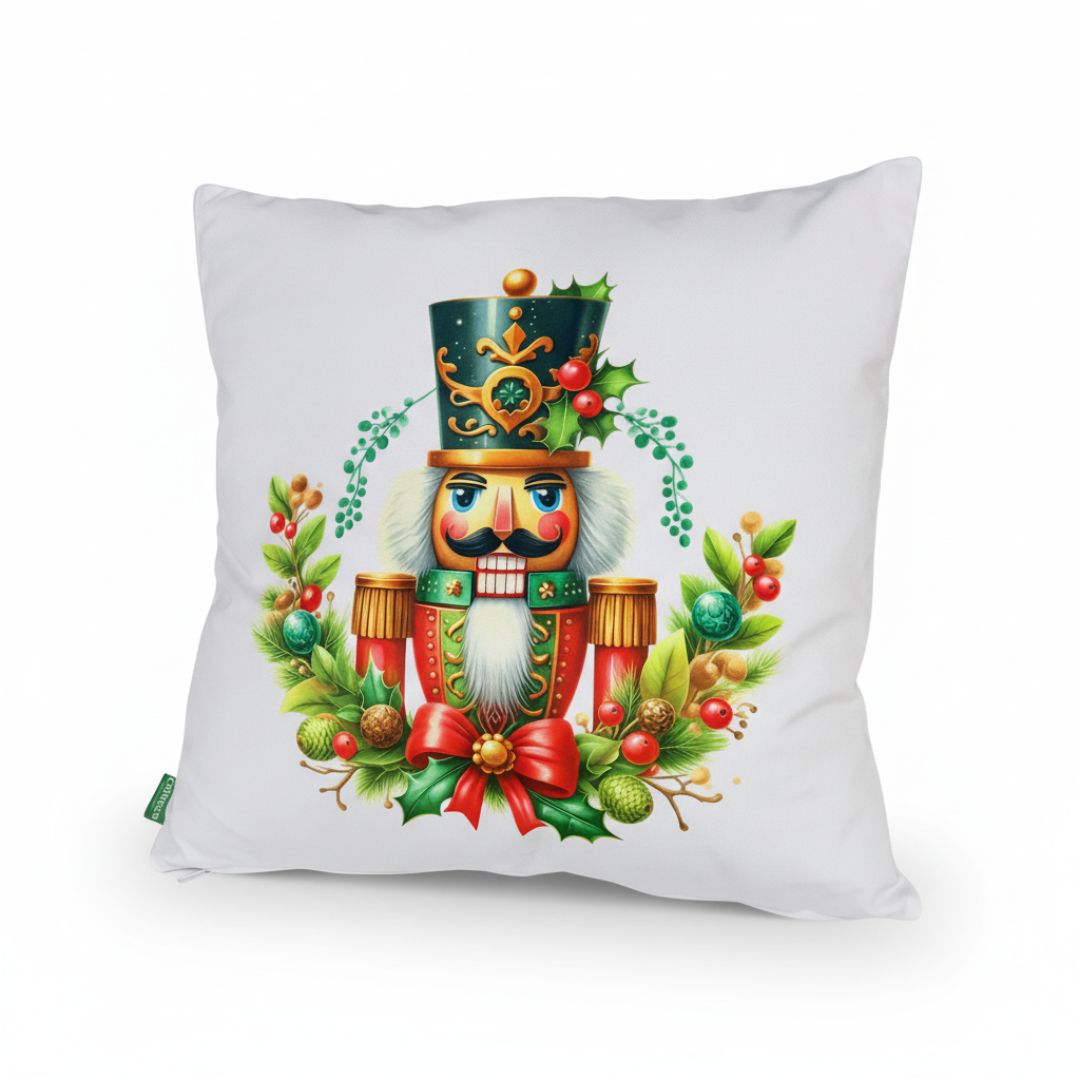 Red star zippered pillow with insert