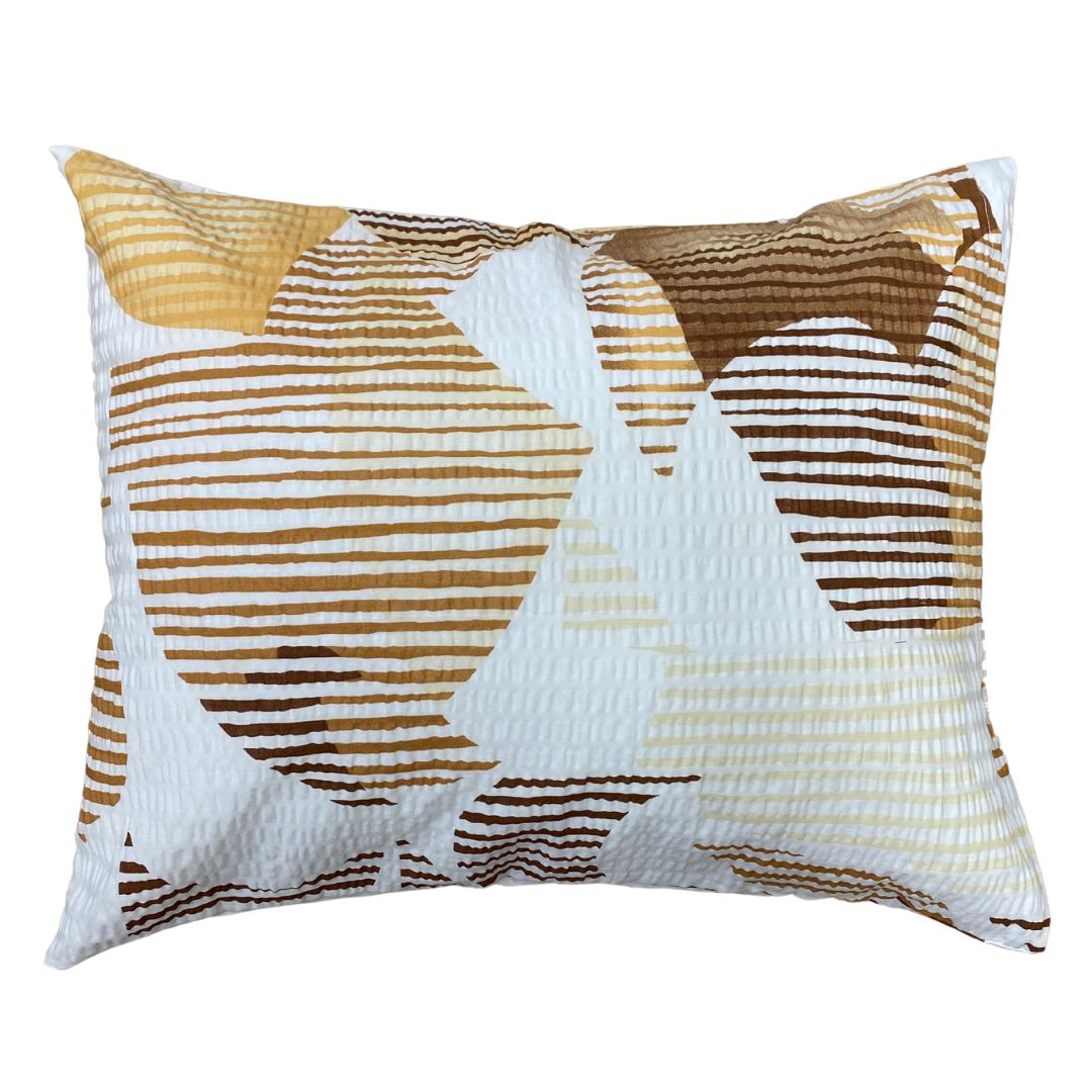 Krepp-Bettwäsche 3er-Set - Erdfarben