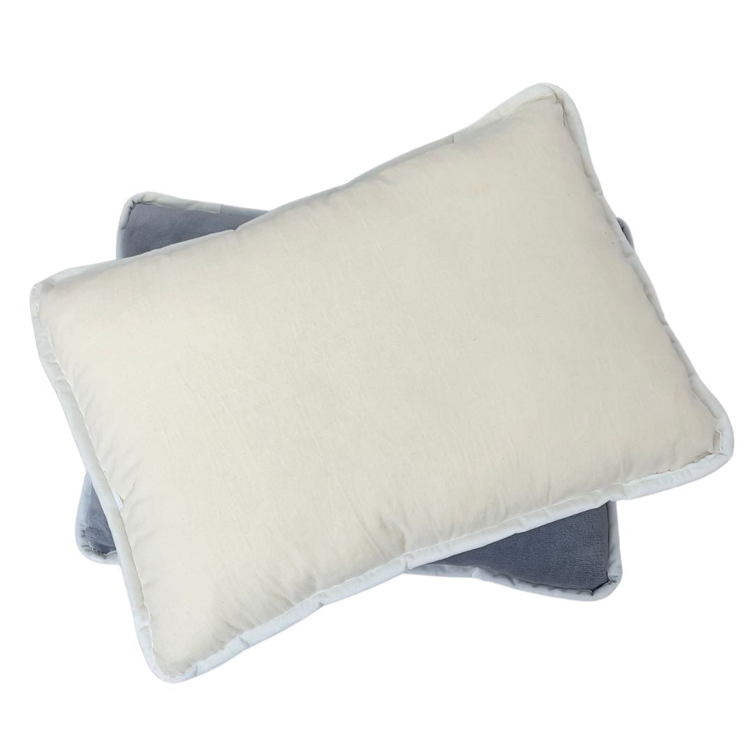 Soft - extra warme, weiche doppelseitige Winterdecke - grau/natur - 135x195 cm