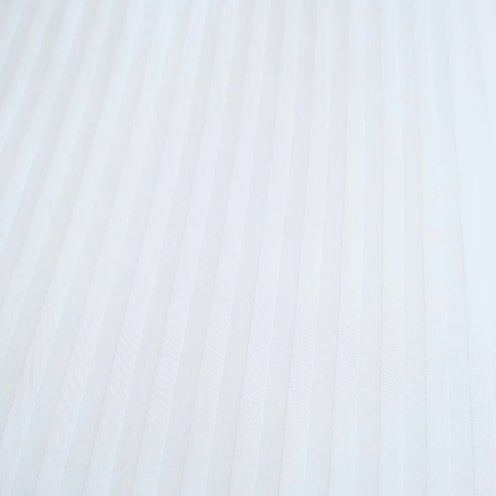 Hotel damask 1 cm striped bed linen set 100% cotton - fold-over - set of 3 - 140 gr/m2