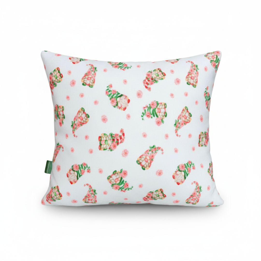 Red star zippered pillow with insert