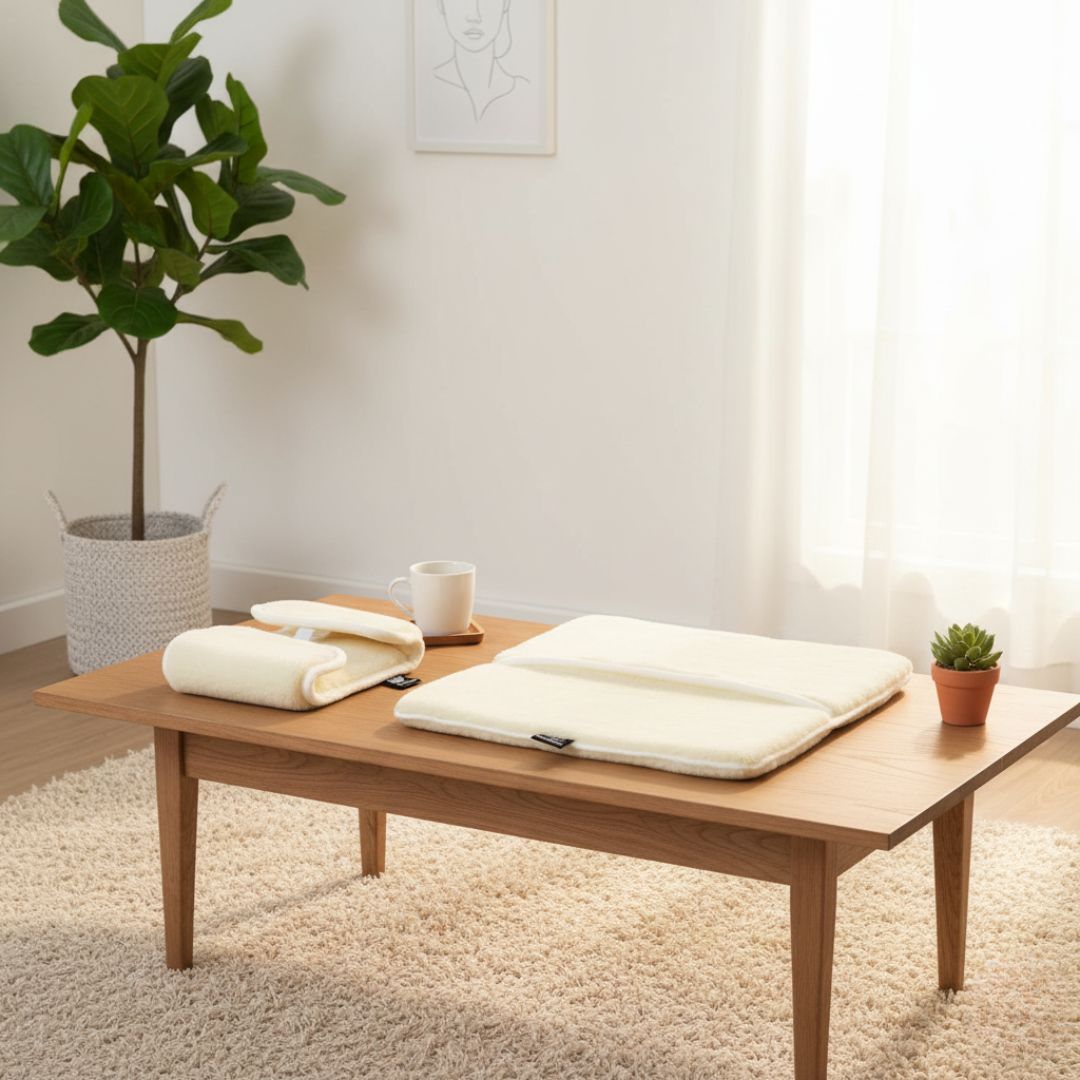 Woll-Beinwärmer - 42x42 cm - groß