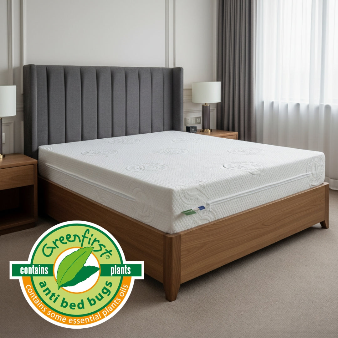 Czingerhome GREENFIRST® Anti Bettwanzen - Matratzenbezug mit Reißverschluss, abnehmbar (gegen Bettwanzen)