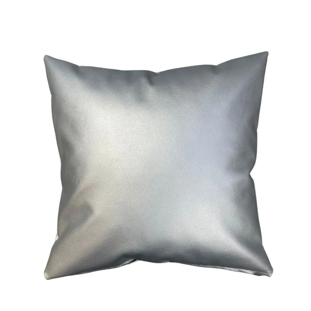 Decorative pillow, with insert - zippered - Silver