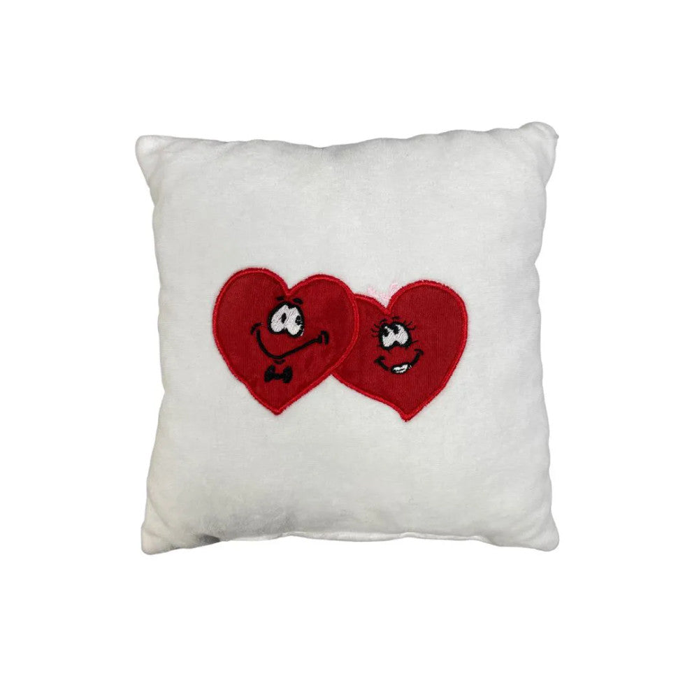 Heart shaped decorative pillow - plush - small