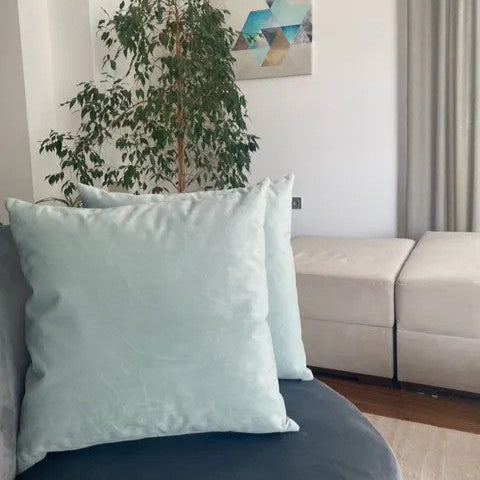 Decorative cushion (with insert) 45x45 cm (turquoise)