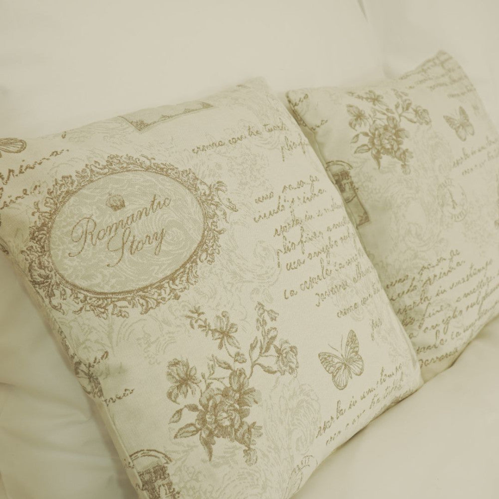 Decorative cushion with insert - 38x38 cm - VINTAGE