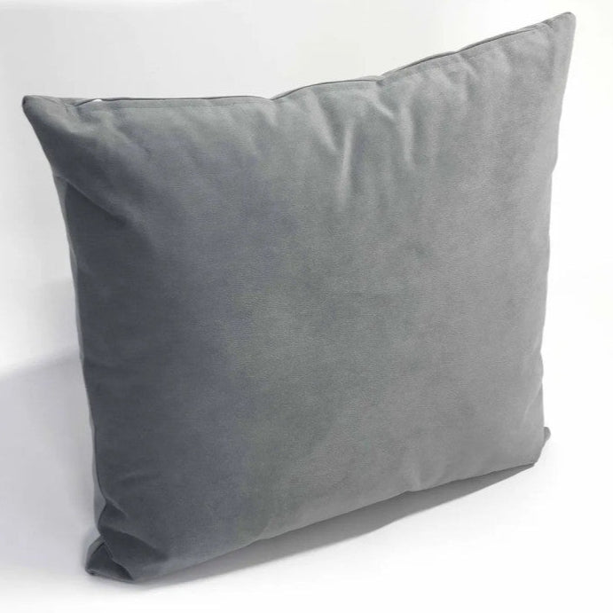 Dekokissen (mit Einlage) 45x45 cm (grau)