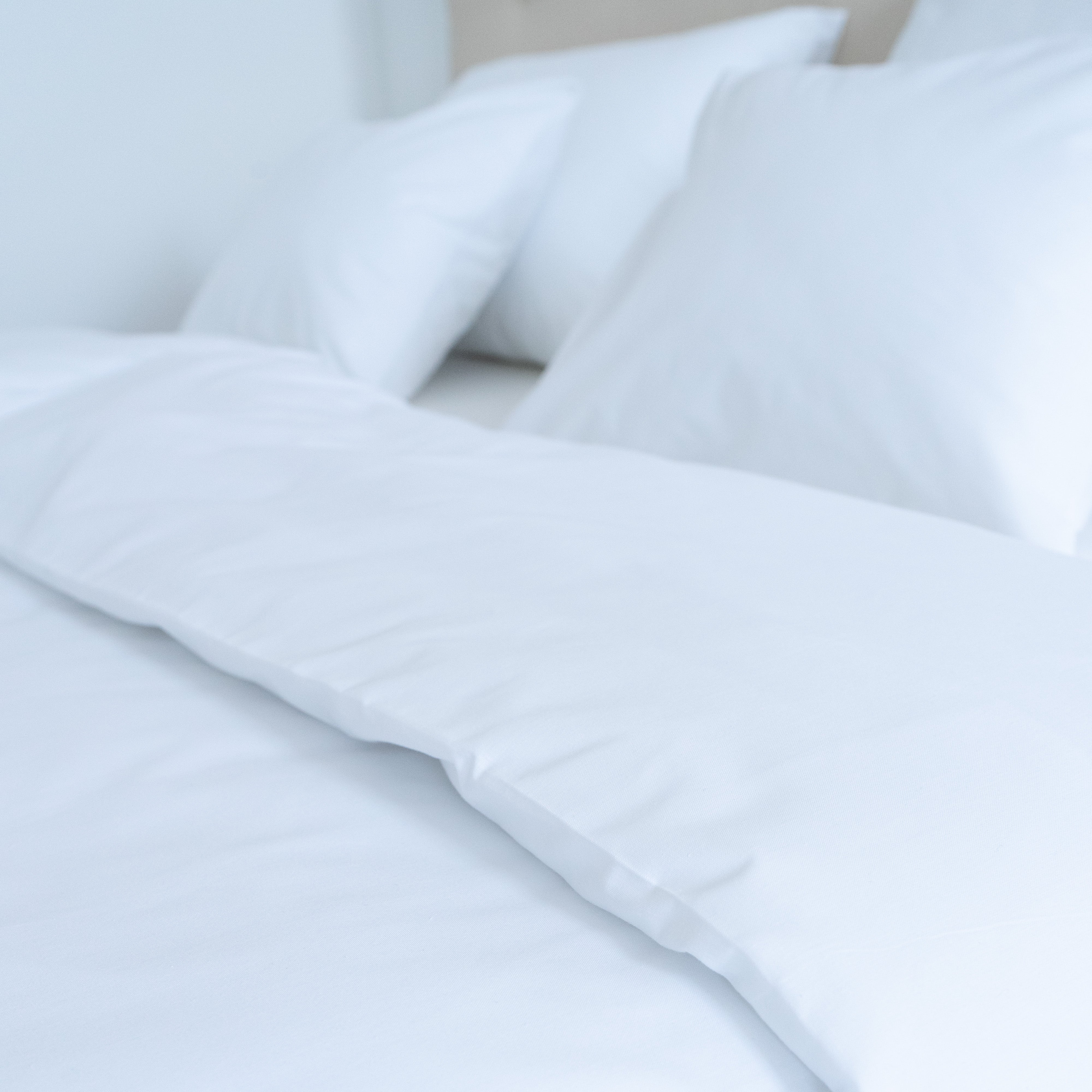 Hotel 100% cotton linen bed sheet set - fitted - set of 3 - 146 gr/m2