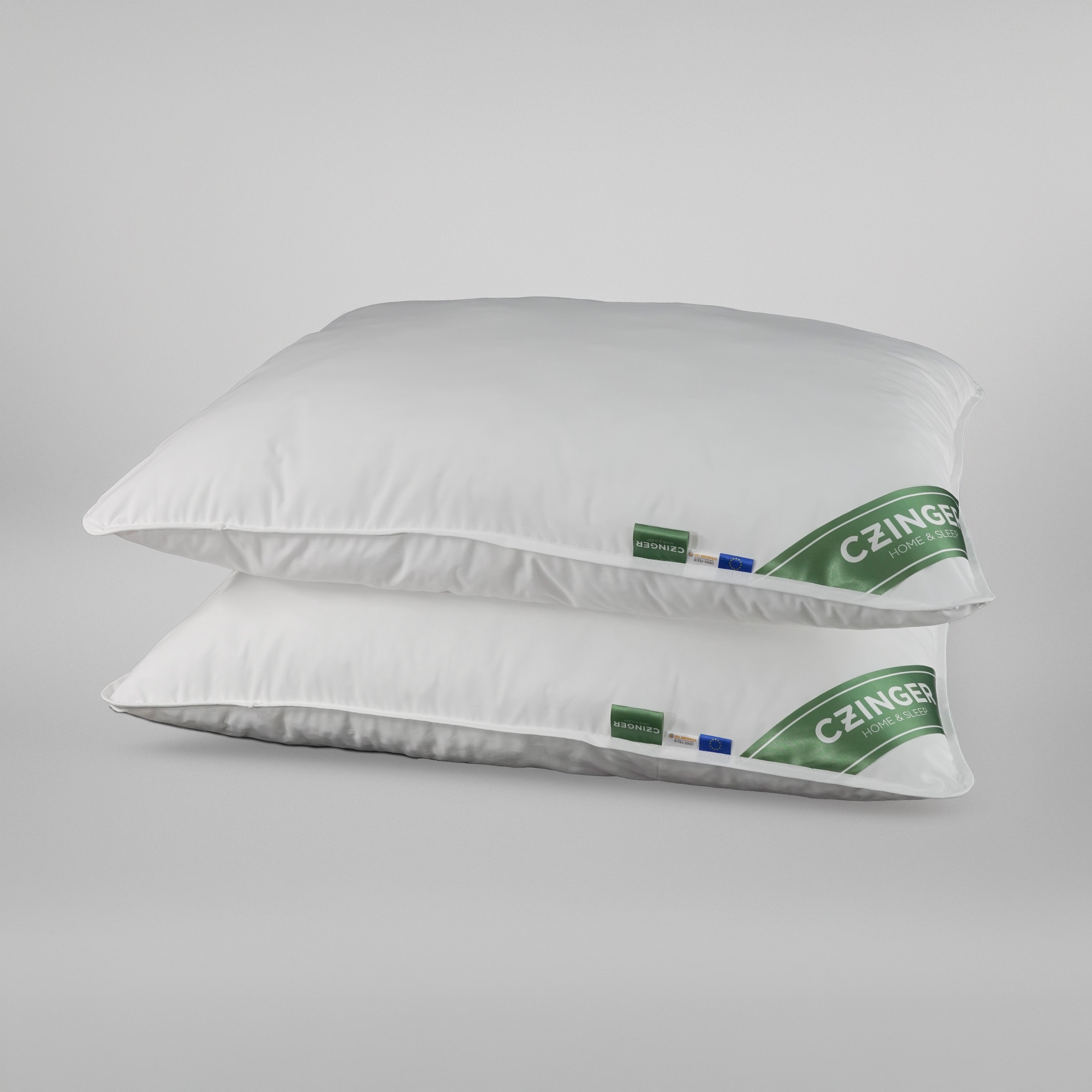 Allergy "STOP" Anti-allergic 2 large pillows - 100% cotton cover with hem band