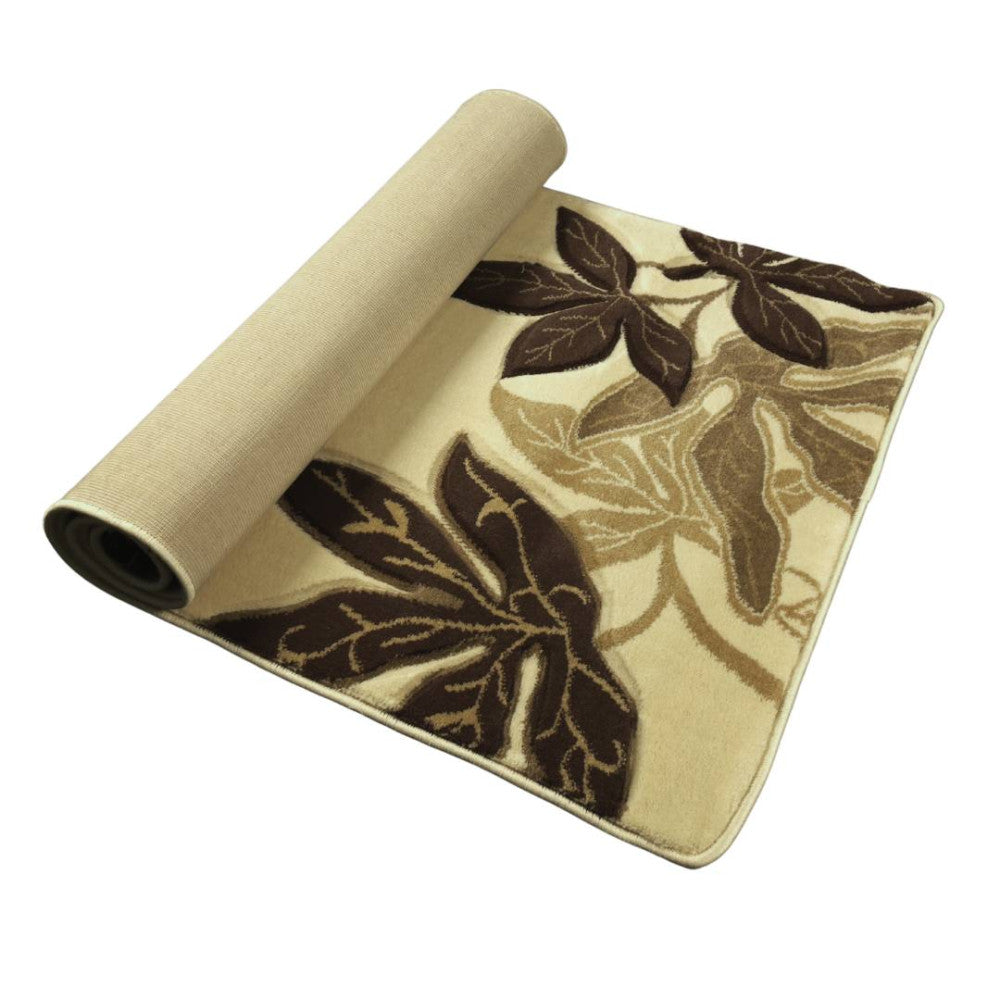 Barna-Bézs leveles futószőnyeg