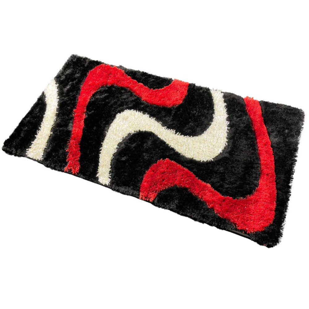 Bunter gewellter Langflorteppich