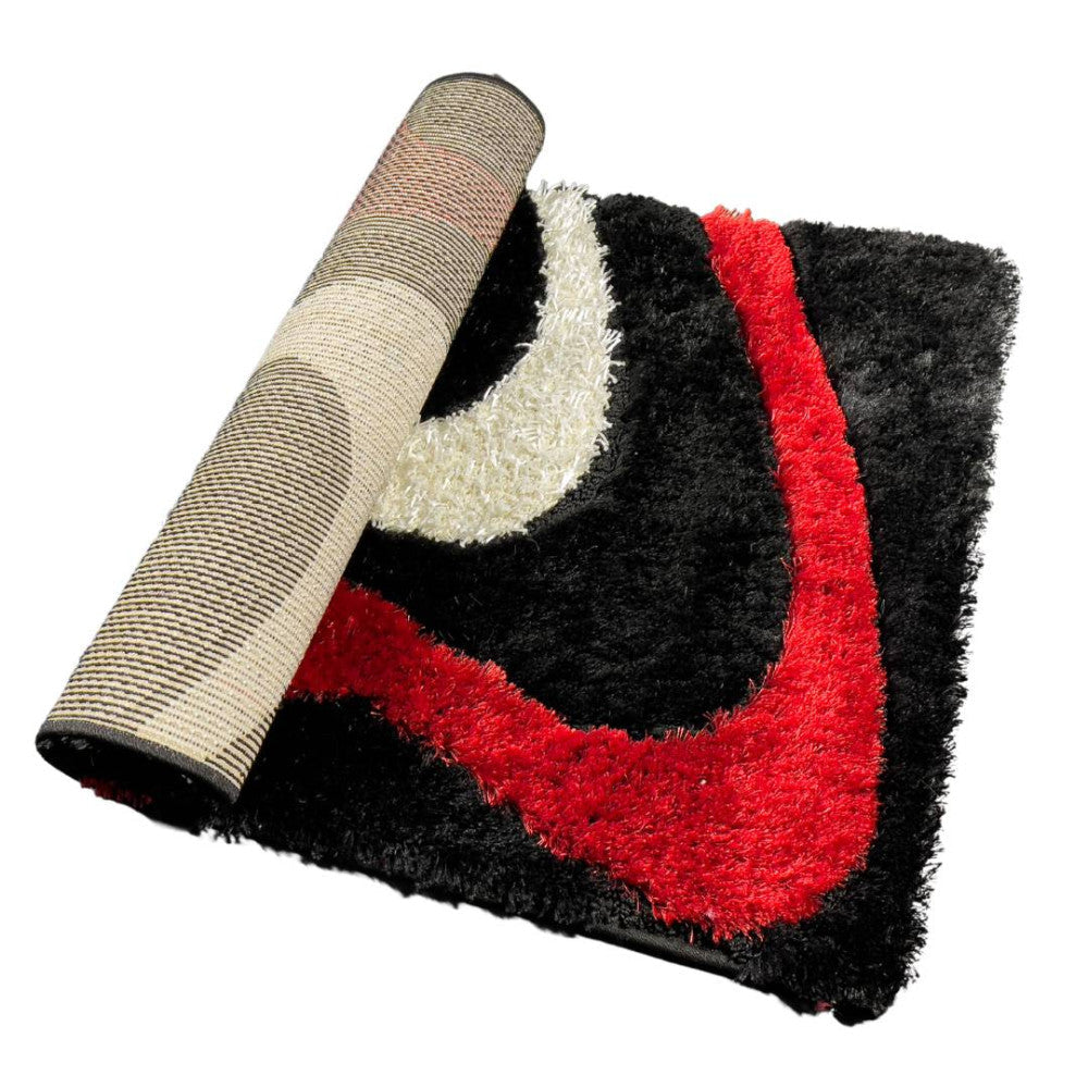 Bunter gewellter Langflorteppich