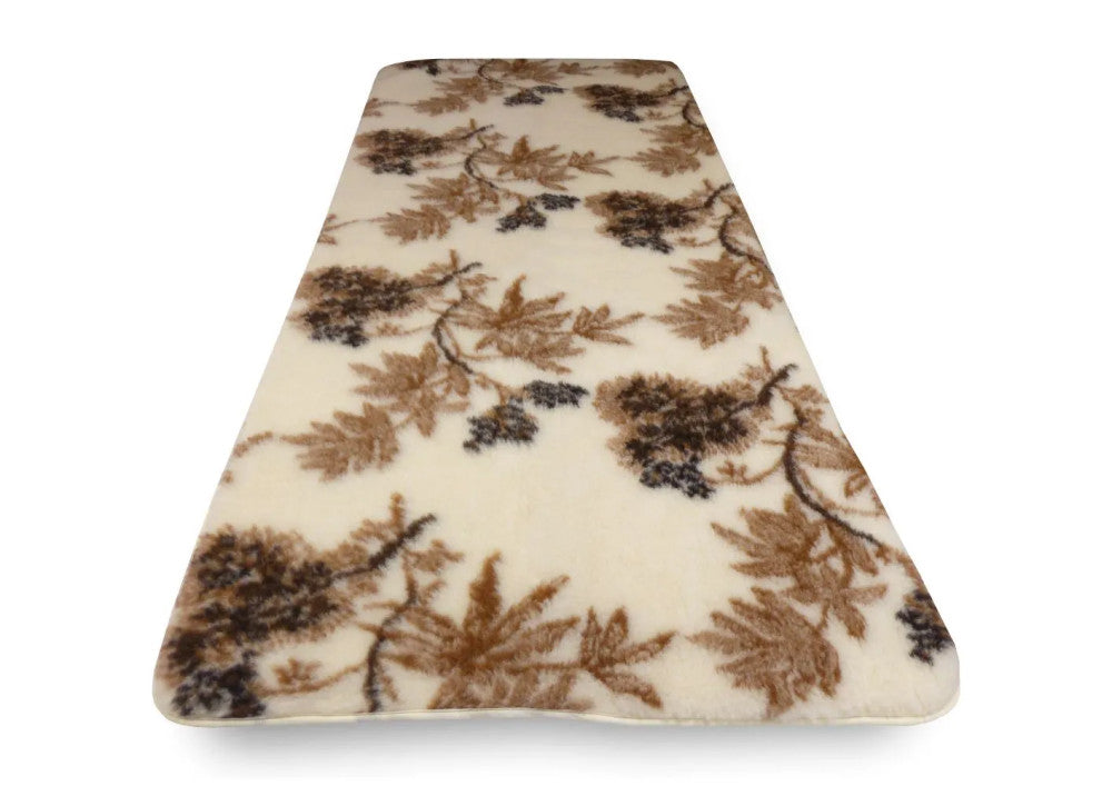 Woll-Unterdecke (Bauchdecke) gemustert doppelseitig - 520 gr/m2 - 90x200 cm