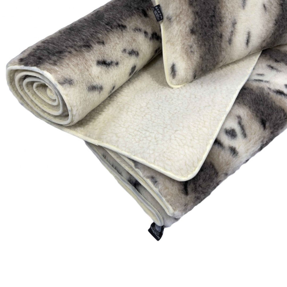 Wool underblanket (waistband) double-sided-Lynx pattern - 550 gr/m2