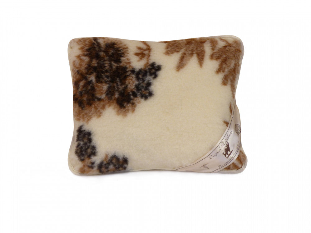 Wool Small Pillow Patterned Double-Sided - 520 gr/m2 - 40x50 cm 