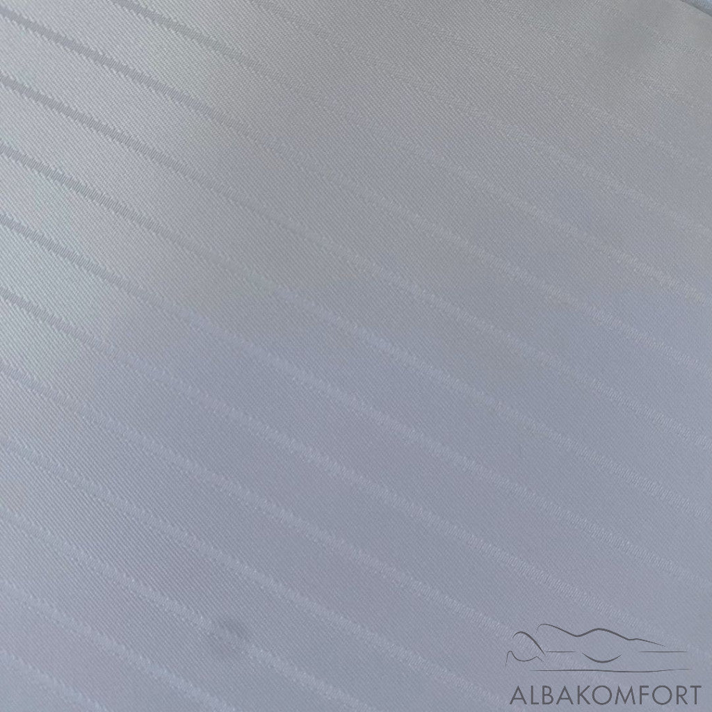 Anti-allergic flat children's pillow - white striped quilted