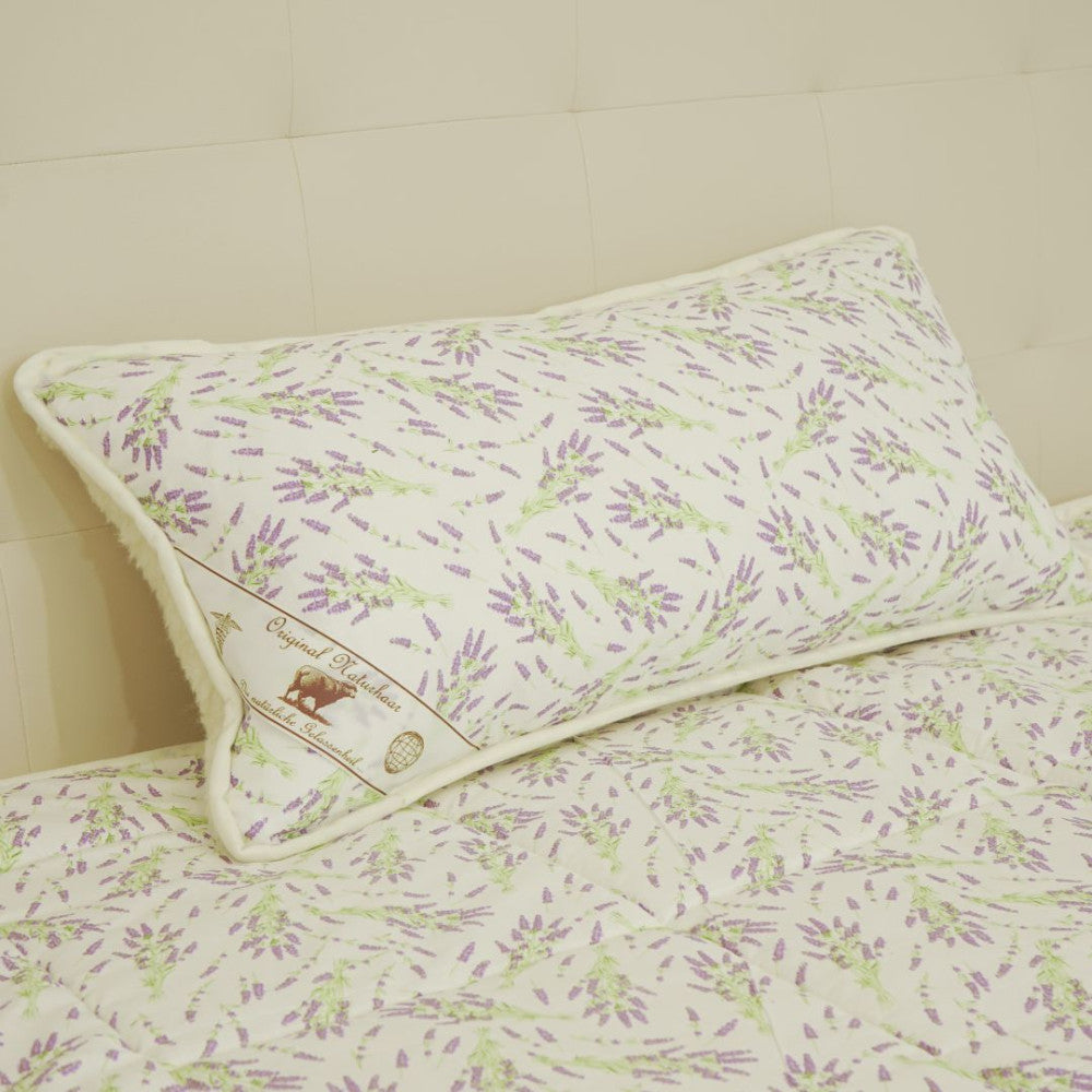 Wool-cotton summer set (2 pieces) - Lavender