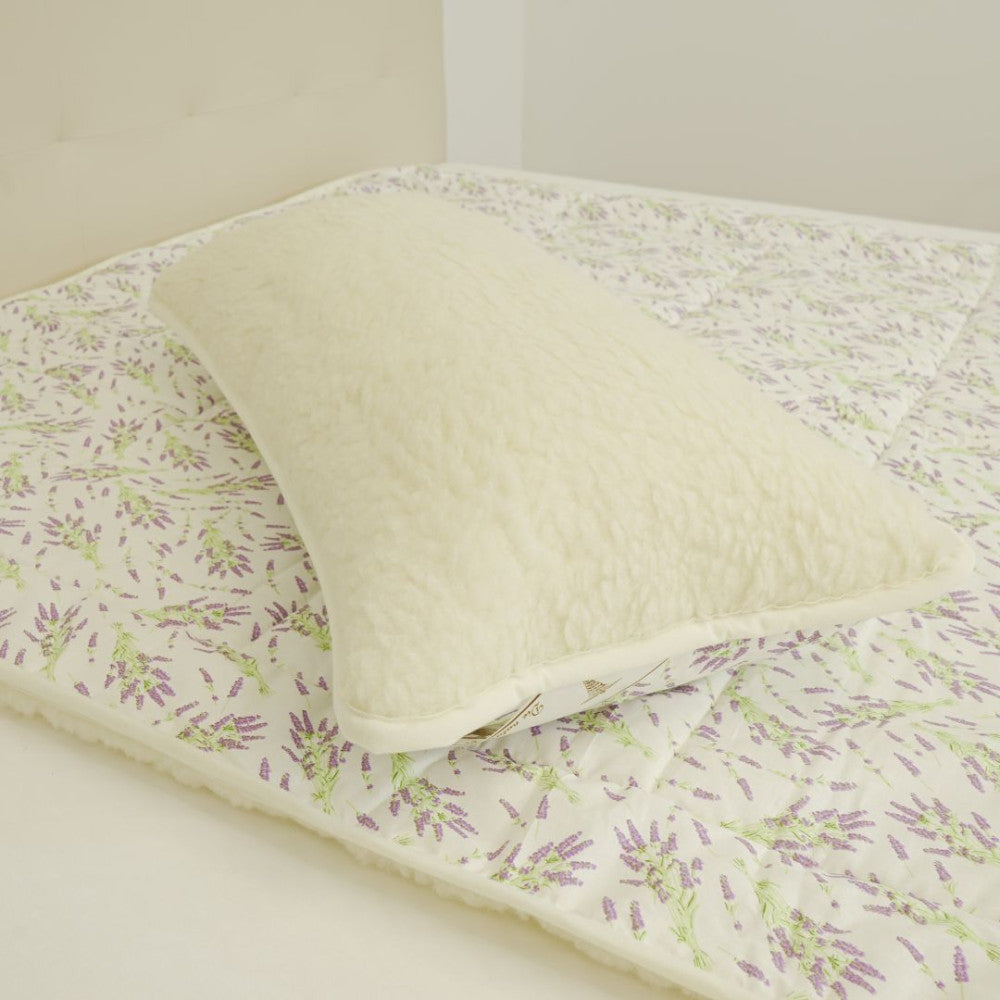 Wool-cotton summer set (2 pieces) - Lavender