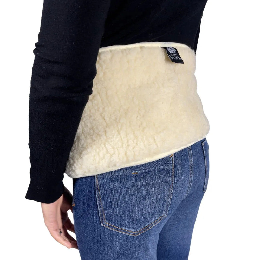 Wool kidney warmer - 20x55 cm - medium