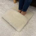 Kaschmir-Wolle Fußwärmer - 42x42 cm - groß - 550 g/m²
