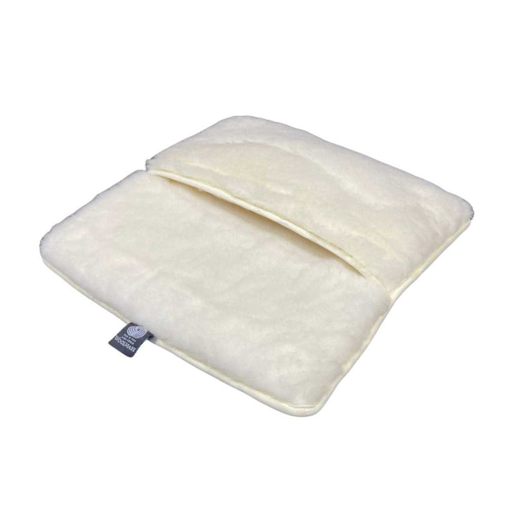 Kaschmir-Wolle Fußwärmer - 42x42 cm - groß - 550 g/m²