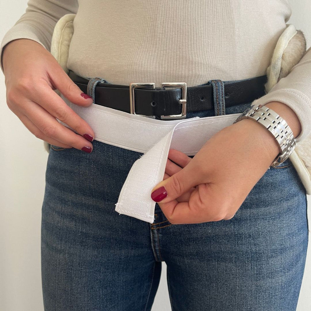 Gyapjú vesemelegítő - 20x55 cm - közepes - mintás