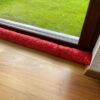 Christmas draught excluder - star pattern