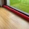 Christmas draught excluder - star pattern