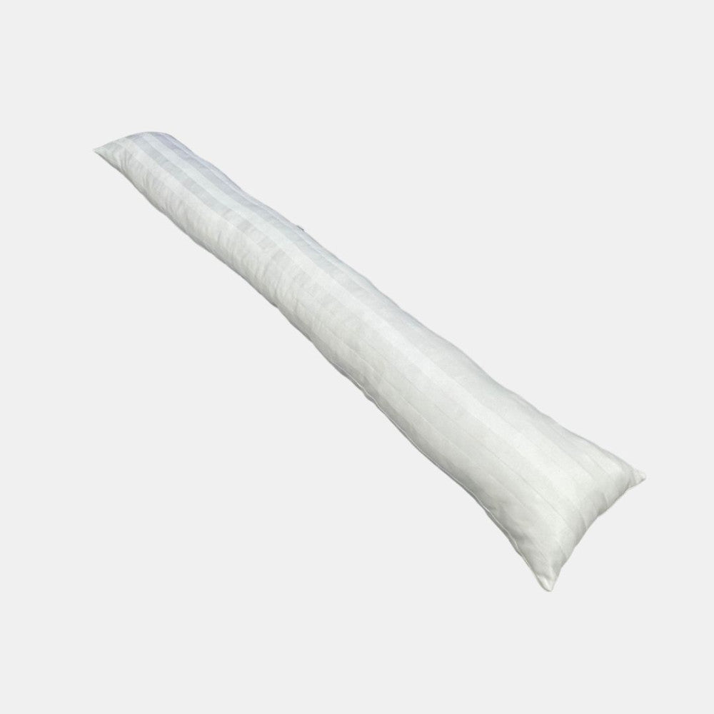 Zugluftstopper mit Damaststreifen