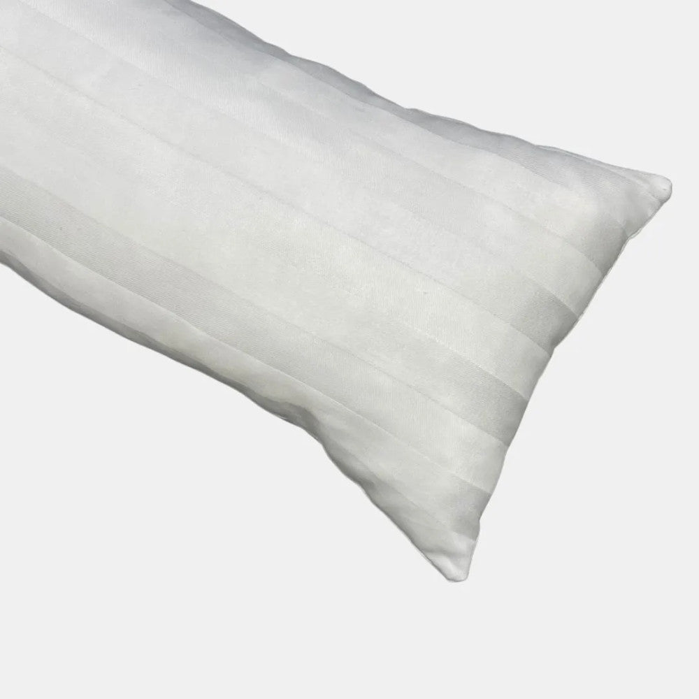 Zugluftstopper mit Damaststreifen