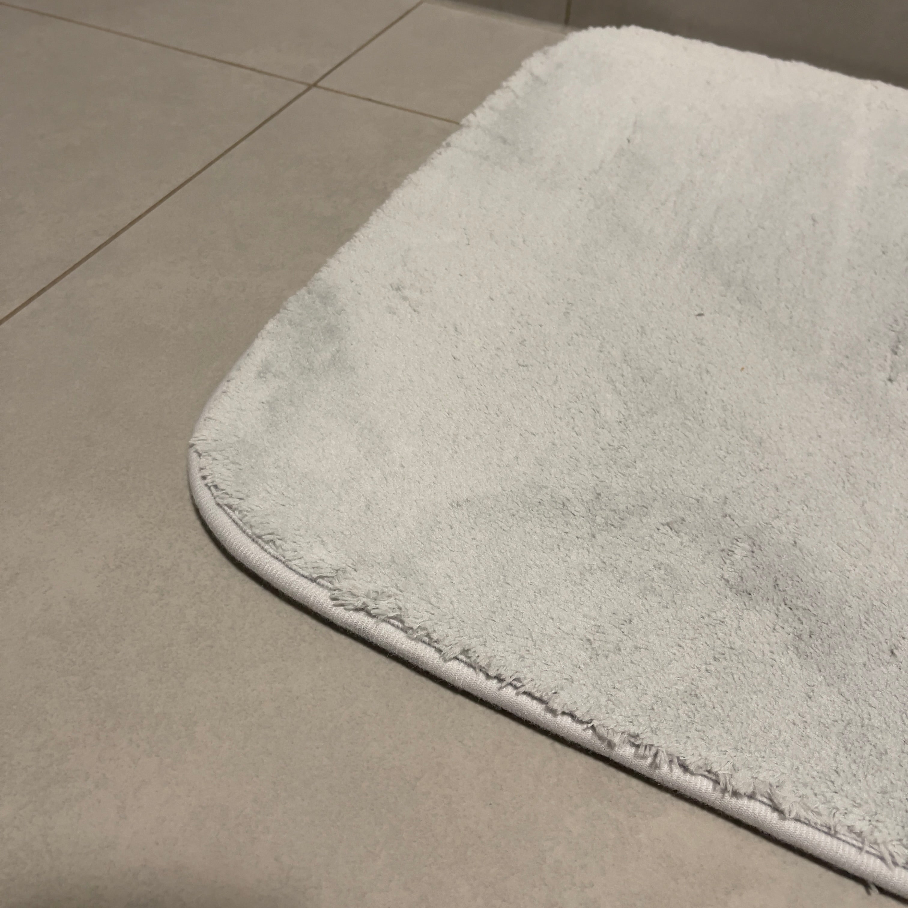 Világos szürke fürdőszobaszőnyeg szett - 2 db-os - 50x80, 40x50 cm